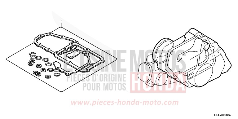 DICHTUNG SATZ B von CRF50F EXTREME RED (R292) von 2014