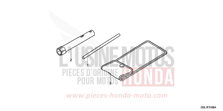 WERKZEUGE von CRF50F EXTREME RED (R292) von 2014