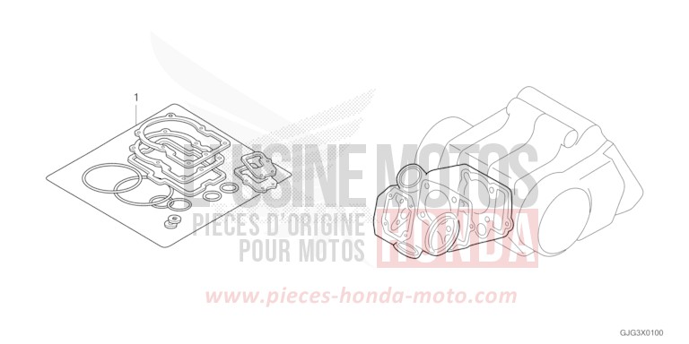 DICHTUNG SATZ A von CRF50F EXTREME RED (R292) von 2022