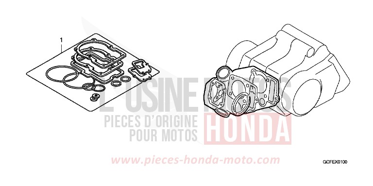 TROUSSE DE JOINT A von CRF70F EXTREME RED (R292) von 2007