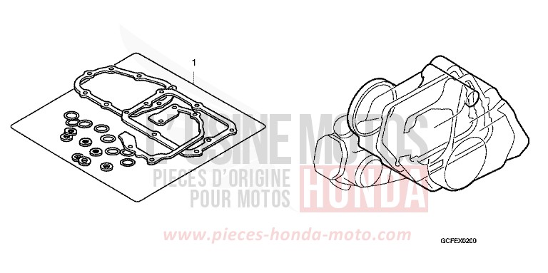 TROUSSE DE JOINT B von CRF70F EXTREME RED (R292) von 2008