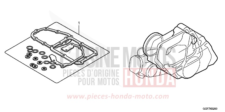 TROUSSE DE JOINT B von CRF70F EXTREME RED (R292) von 2012