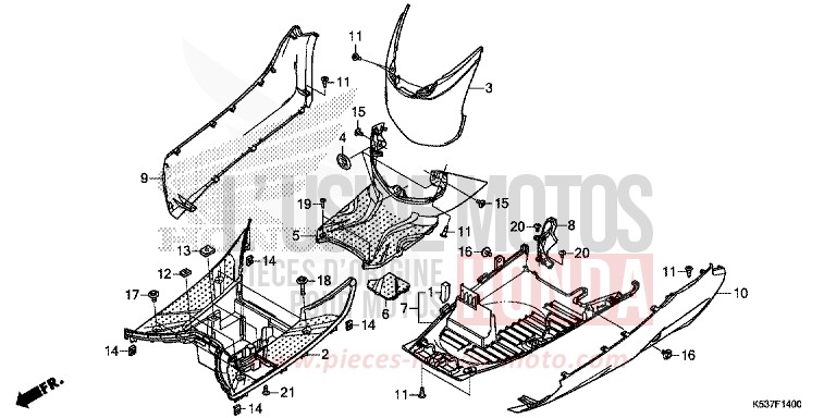UNTERSTE STUFE von SH300A PEARL COOL WHITE (NHA16) von 2016