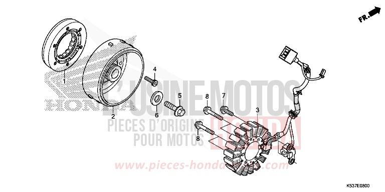 GENERATOR von SH300A MAT CYNOS GRAY METALLIC (NH312) von 2016