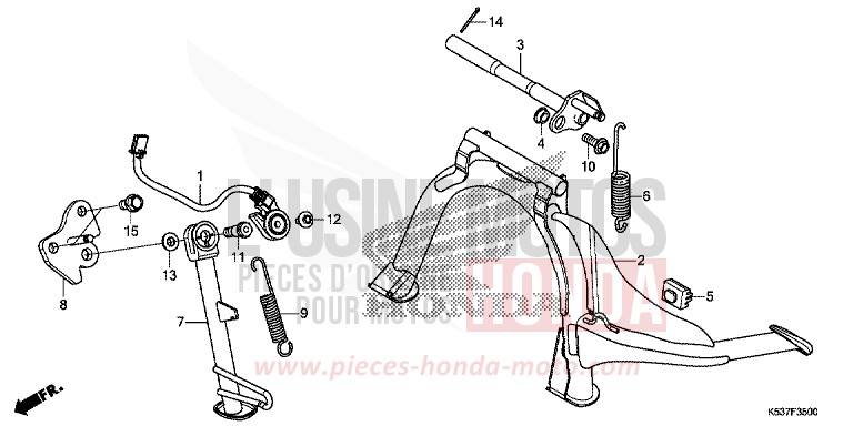 STAENDER von SH300A MAT CYNOS GRAY METALLIC (NH312) von 2016