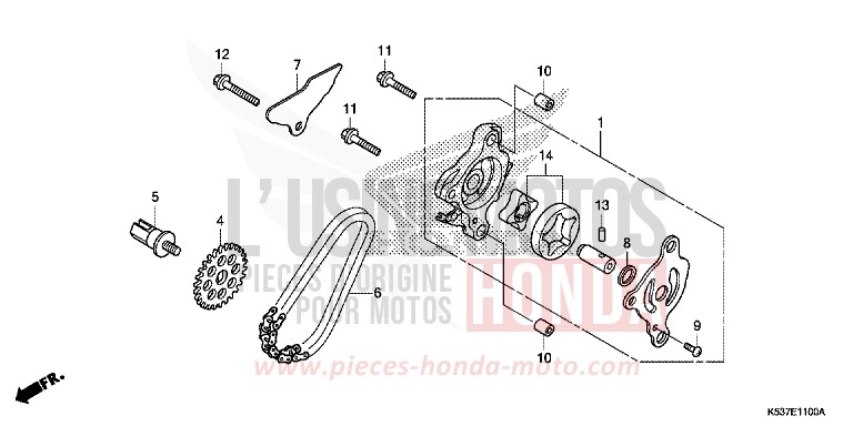 OELPUMPE von SH300A MAT CYNOS GRAY METALLIC (NH312) von 2016