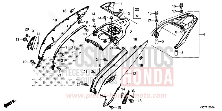 GEHAEUSEABDECKUNG/GEPAECKTRAEGER von SH300A PEARL SIENA RED (R320) von 2016
