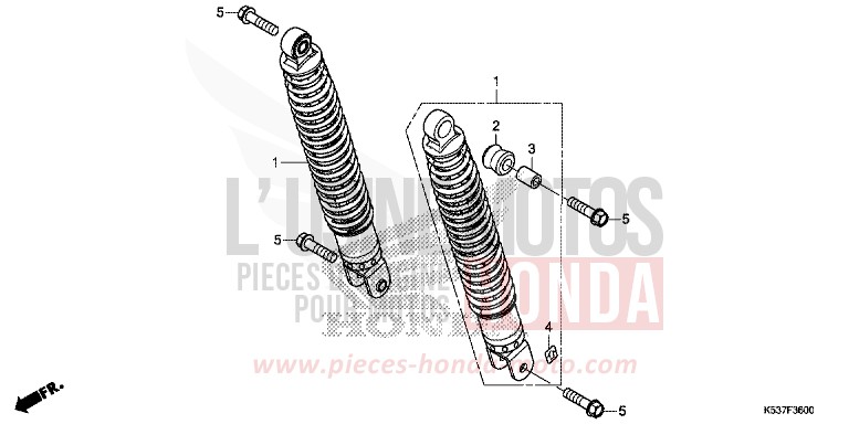 KISSEN, HINTEN von SH300A PEARL SIENA RED (R320) von 2016