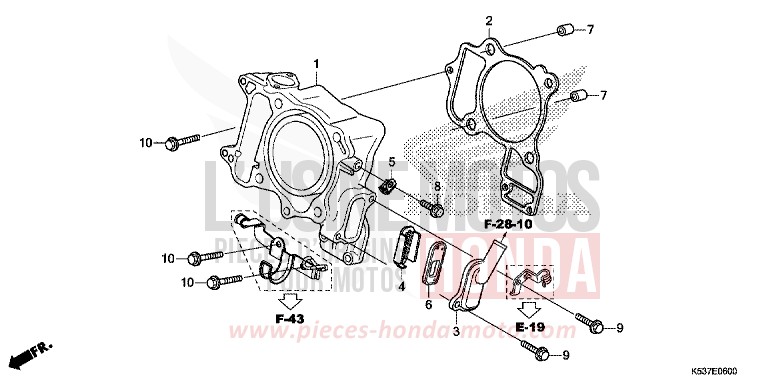ZYLINDER/PLAETTCHENVENTIL von SH300A PEARL COOL WHITE (NHA16) von 2018