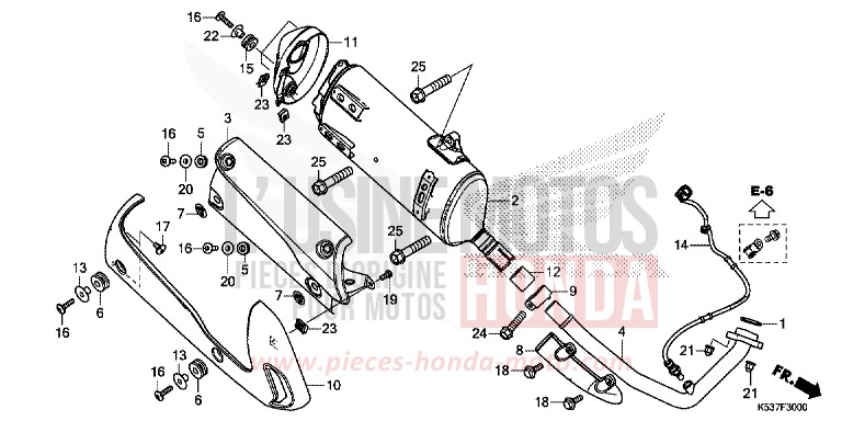ABGAS-SCHALLDAEMPFER von SH300A LUCENT SILVER METALLIC (NHB87) von 2019