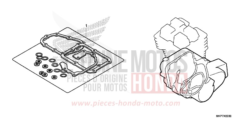 TROUSSE DE JOINT B von CB500X MAT GUNPOWDER BLACK METALLIC (NH436) von 2020