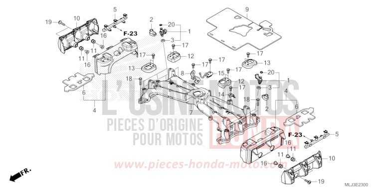 INJECTEUR von GL1800 PEARL GLARE WHITE (NHB53) von 2023