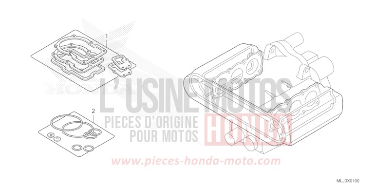 TROUSSE DE JOINT A von GL1800 PEARL GLARE WHITE (NHB53) von 2023