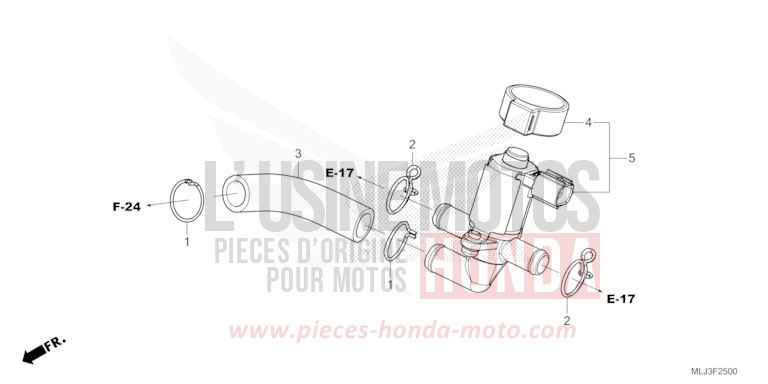 VALVE INJECTION D'AIR von GL1800 PEARL GLARE WHITE (NHB53) von 2023
