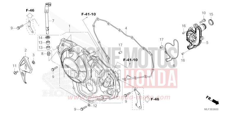 KURBELGEHAEUSEABDECKUNG (NT1100A) von NT1100 MAT IRIDIUM GRAY METALLIC (NHC64) von 2023