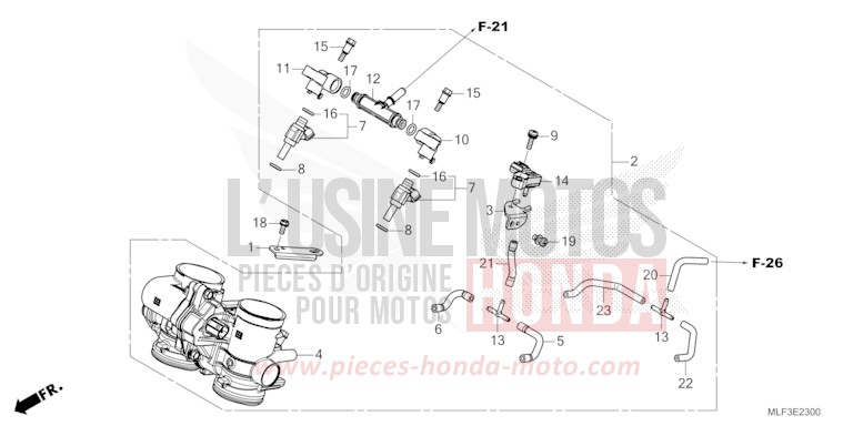 DROSSELKLAPPENGEHAEUSE von NT1100 MAT IRIDIUM GRAY METALLIC (NHC64) von 2023