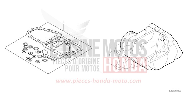 DICHTUNG SATZ B von ST125A PEARL CADET GRAY (NHB95) von 2023