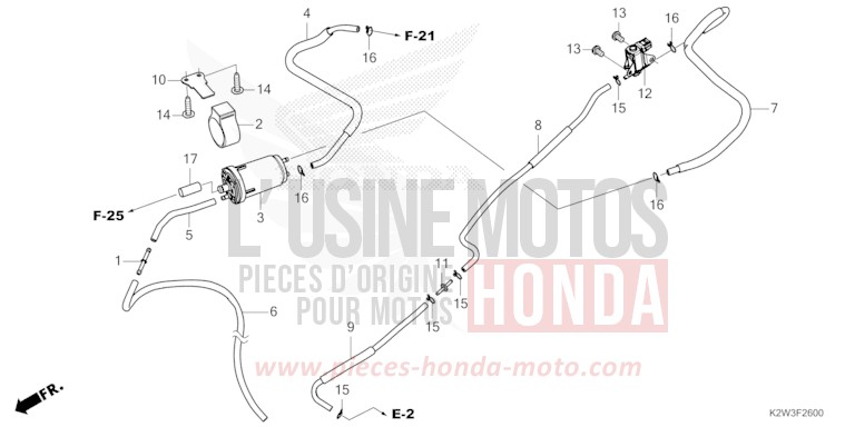 AKTIVKOHLEBEHAELTER von ST125A PEARL CADET GRAY (NHB95) von 2023