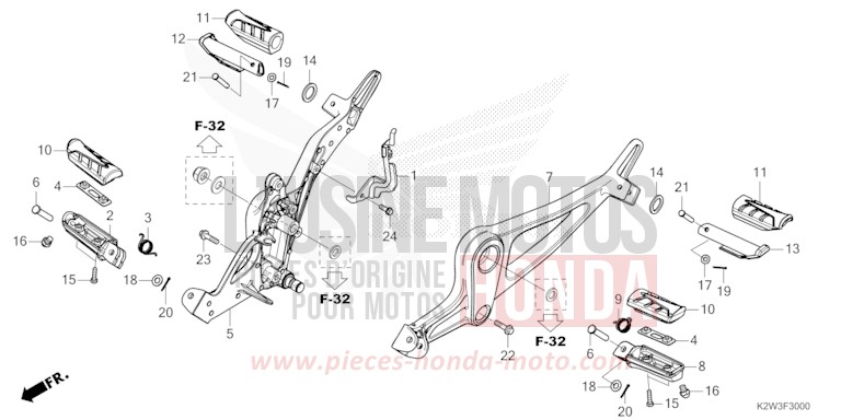 STUFE von ST125A PEARL CADET GRAY (NHB95) von 2023