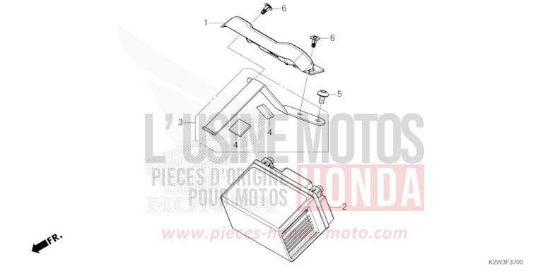 BATTERIE von ST125A PEARL CADET GRAY (NHB95) von 2023