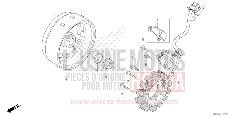 GENERATOR von ST125A PEARL GLITTERING BLUE (B231) von 2023