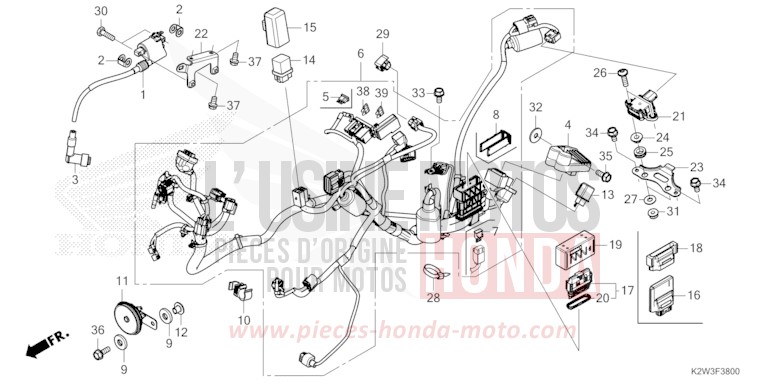 KABELBAUM von ST125A PEARL GLITTERING BLUE (B231) von 2023