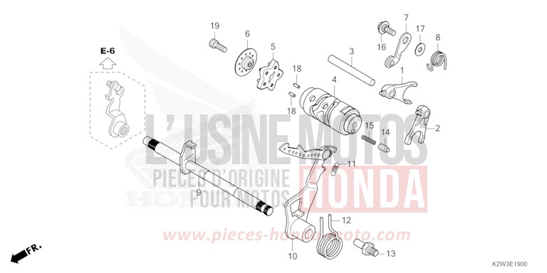 SCHALTTROMMEL von ST125A PEARL NEBULA RED (R376) von 2023