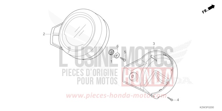 MESSGERAET von ST125A PEARL NEBULA RED (R376) von 2023