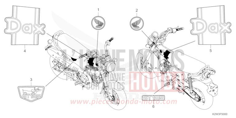 MARKE von ST125A PEARL NEBULA RED (R376) von 2023