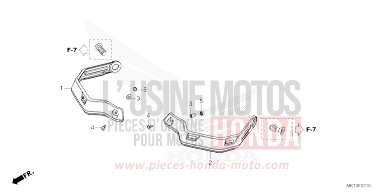 KNOECHELSCHUTZ von X-ADV SHASTA WHITE (NH138) von 2023