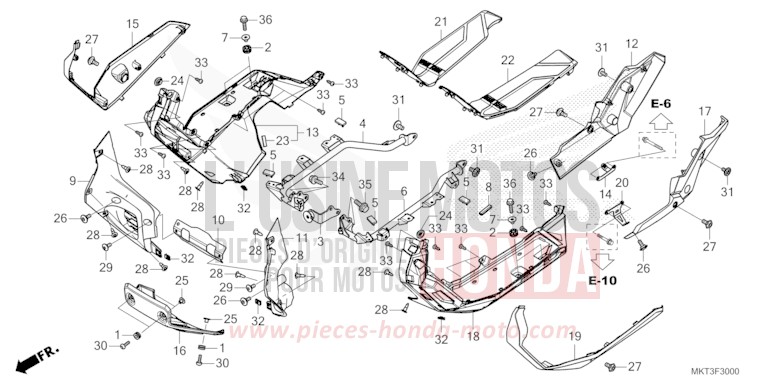 UNTERSTE STUFE von X-ADV MAT BALLISTIC BLACK METALLIC (NHA86) von 2023