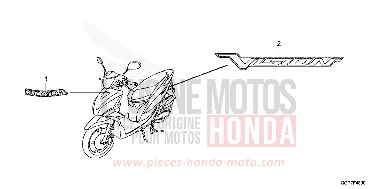 MARQUE (NSC50/MPD/WH) von NSC50MPD PEARL PROCYON BLACK (NHA06) von 2012