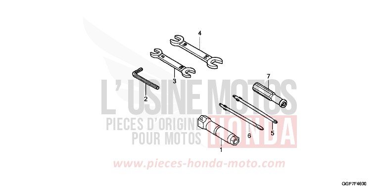 OUTILS von NSC50MPD PEARL COOL WHITE (NHA16) von 2015