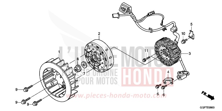 GENERATRICE von NSC50MPD HYPER RED (R348) von 2014