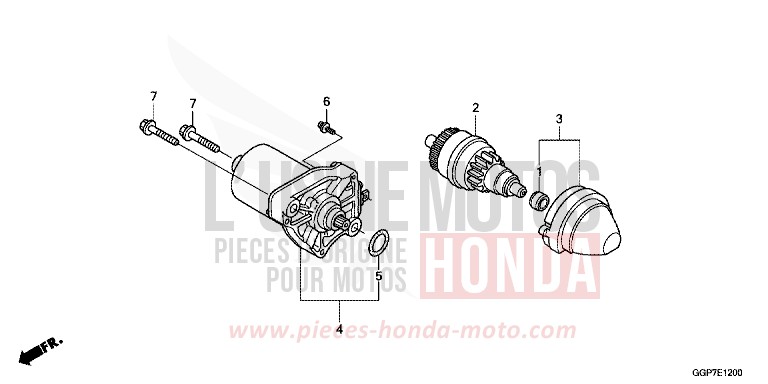 MOTEUR DE DEMARRAGE (YUHUAN AVIATION MACHINARY) von NSC50MPD HYPER RED (R348) von 2014