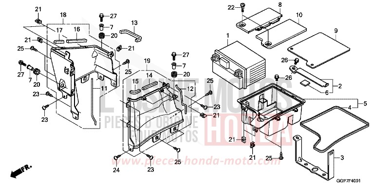 BATTERIE (NSC502WH/T2) von NSC50MPD HYPER RED (R348) von 2014
