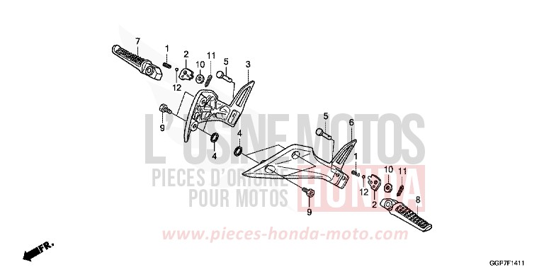 MARCHEPIED SELLE TANDEM (NSC502WH/T2) von NSC50MPD PEARL SUNBEAM WHITE (NHA66) von 2013