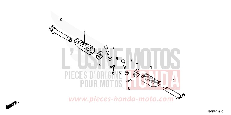 MARCHEPIED SELLE TANDEM (NSC50/MPD/WH) von NSC50MPD PEARL PROCYON BLACK (NHA06) von 2012