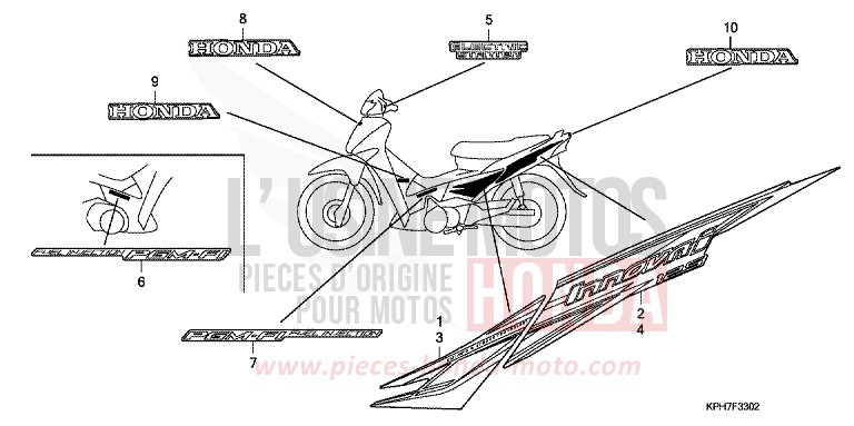 STREIFEN/MARKE (ANF1257) von Innova FORCE SILVER METALLIC (NH411B) von 2007