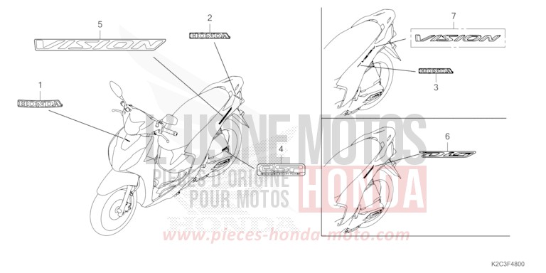 MARKE von NSC110 PEARL JASMINE WHITE (NHB35) von 2021