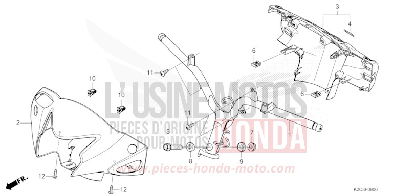 ROHRGRIFF/GRIFFABDECKUNG von NSC110 MAT SUIT BLUE METALLIC (PB434) von 2023