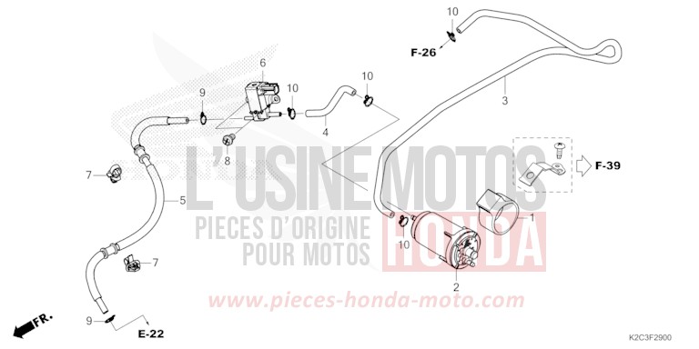 AKTIVKOHLEBEHAELTER von NSC110 MAT SUIT BLUE METALLIC (PB434) von 2023