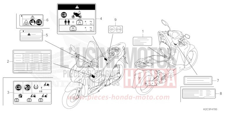 WARNETIKETT von NSC110 PEARL JUPITER GRAY (NHC60) von 2023
