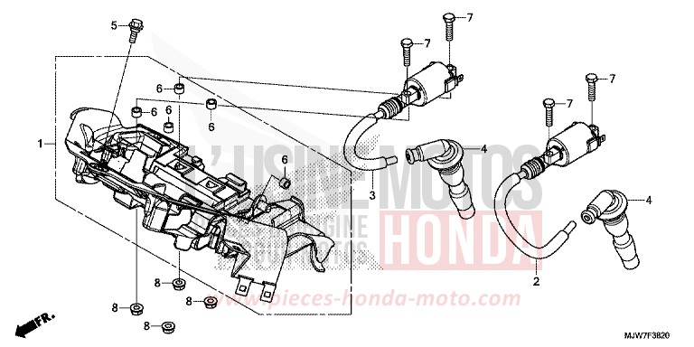 ZUENDSPULE von CB500F ROSS WHITE (NH196) von 2016