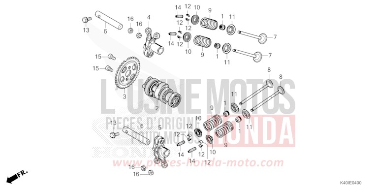 ARBRE A CAMES/SOUPAPE von Forza MAT CYNOS GRAY METALLIC (NH312) von 2023