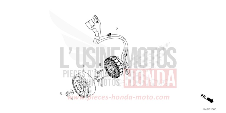 DEMARREUR GENERATEUR AC von Forza MAT CYNOS GRAY METALLIC (NH312K) von 2023