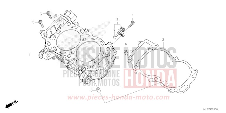 CYLINDRE von XL750 ROSS WHITE (NH196) von 2023
