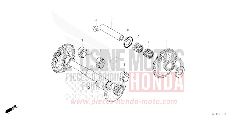 ARBRE DE BALANCIER von XL750 ROSS WHITE (NH196) von 2023