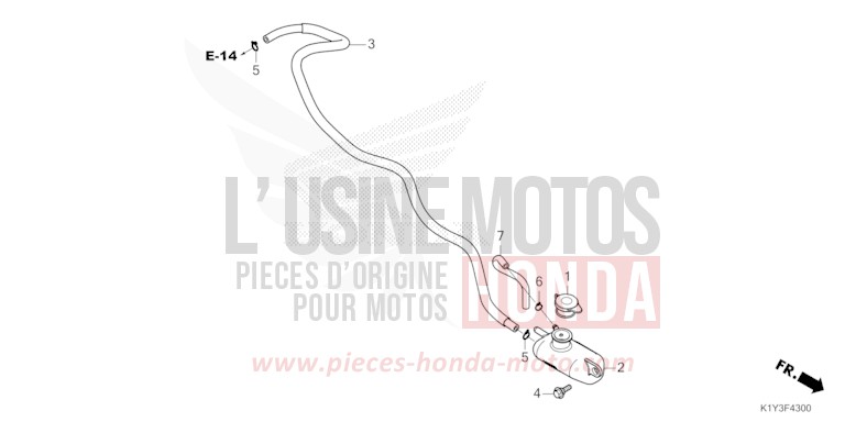 RESERVETANK von PCX PEARL JUPITER GRAY (NHC60) von 2023