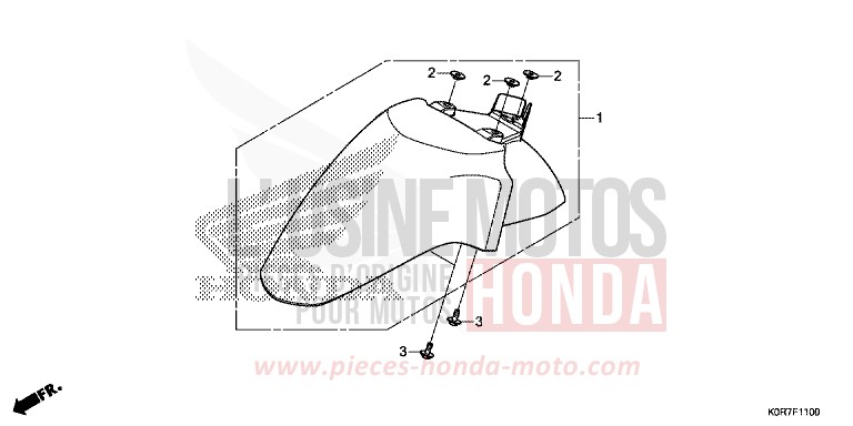 AILE AVANT von SH125 PEARL COOL WHITE (NHA16) von 2020